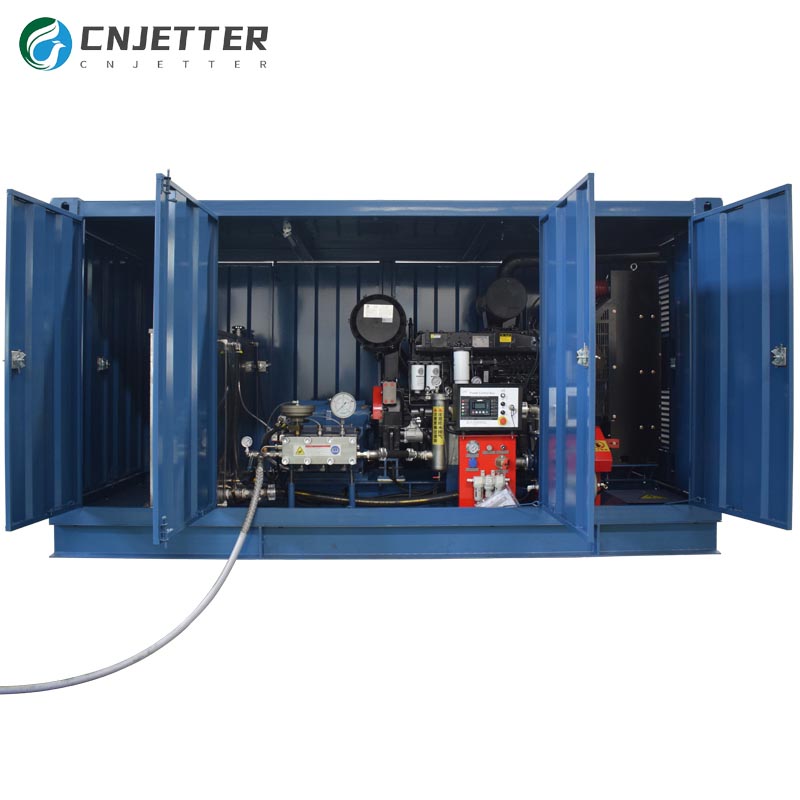 water jet cleaning
