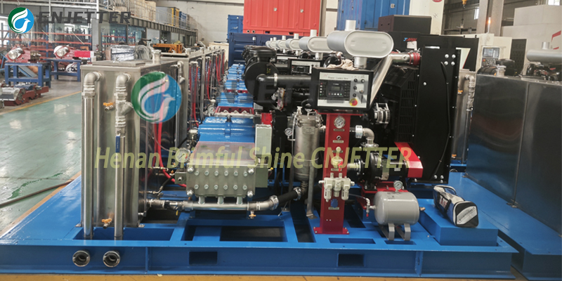 high pressure water jetting machine