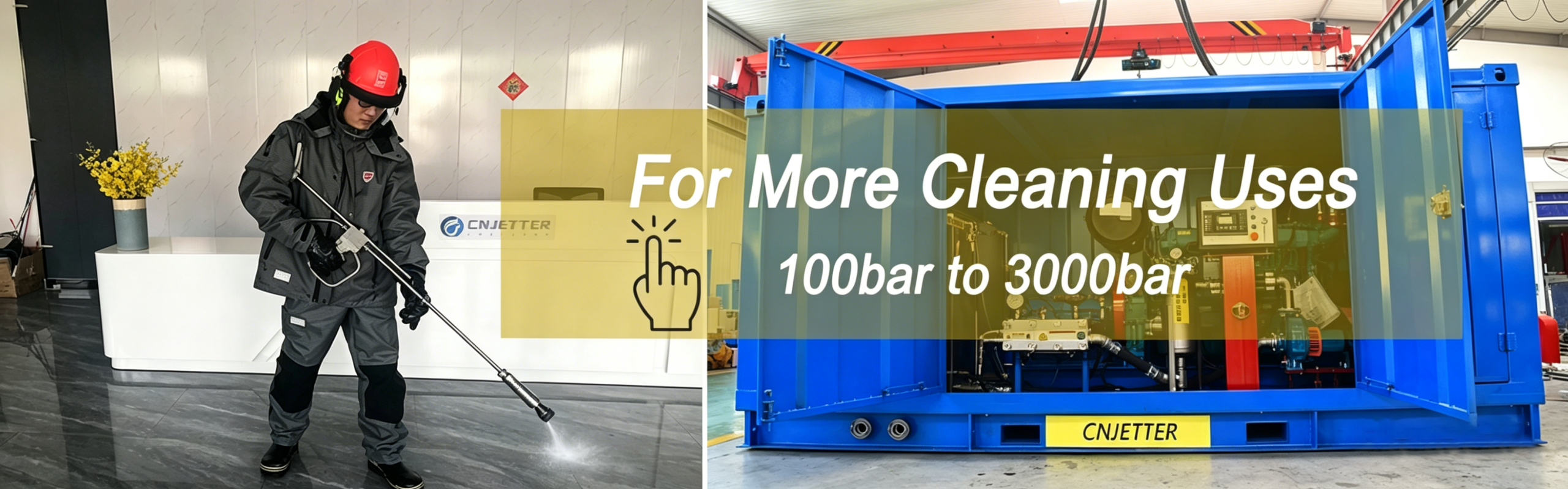high pressure water jet cleaning machine