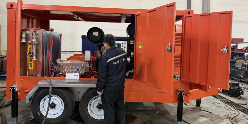 1500bar high pressure water jet cleaning machine