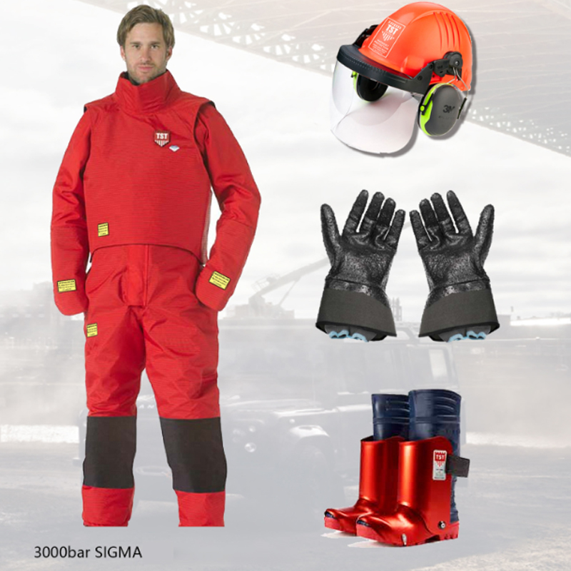 Sweden TST water blasting protection equipment cloth