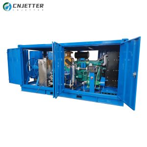 high pressure jet cleaner diesel engine with all accessories 1000bar 40-45l/m triplex plunger pump