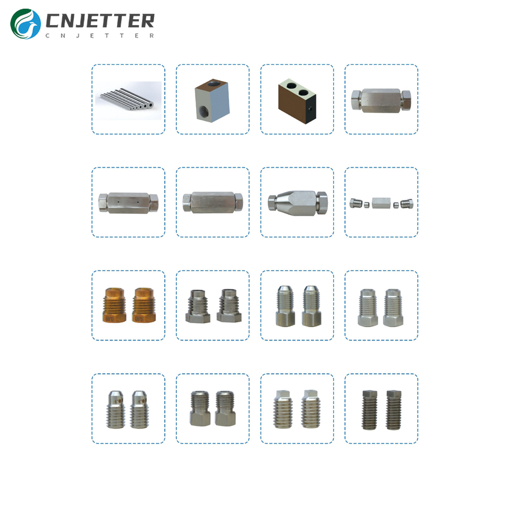 high pressure water jet fittings