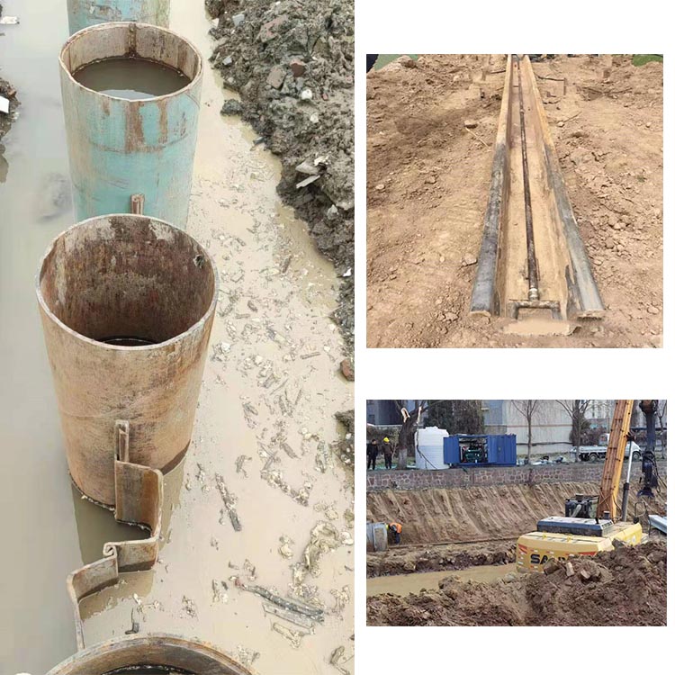 high-pressure pump units and complete water jetting equipment for sheet pile installation
